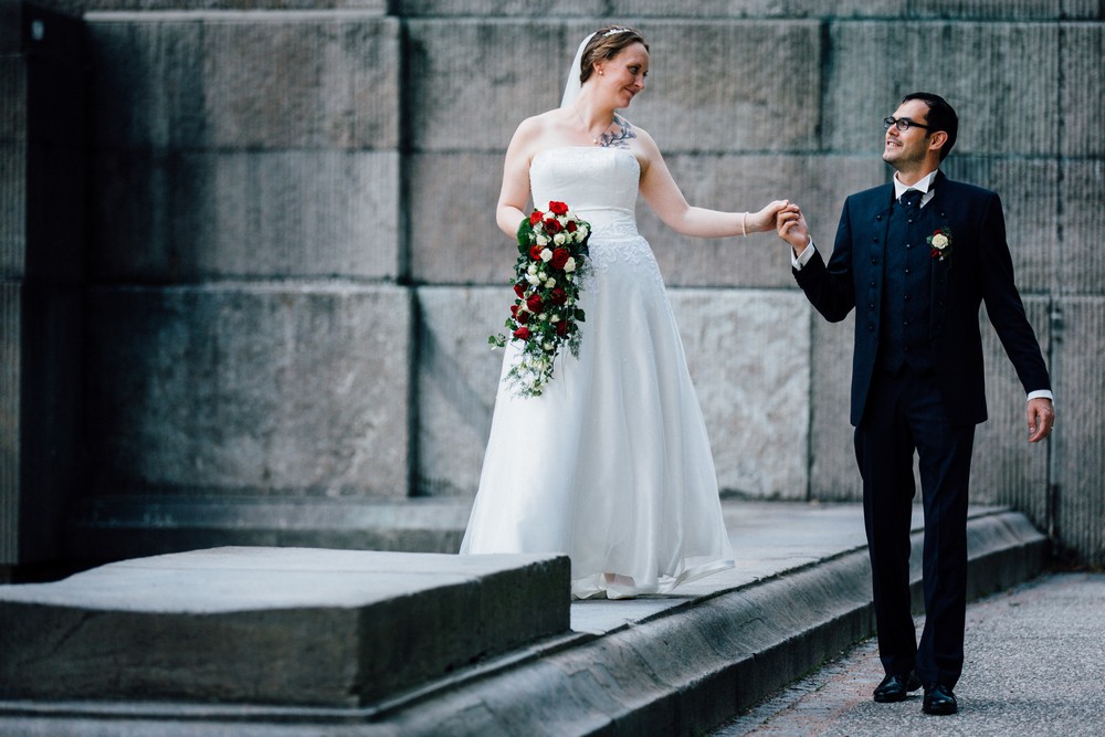 Hochzeitsfotograf in der St. Mattäus Kirche, Hamburg-Winterhude